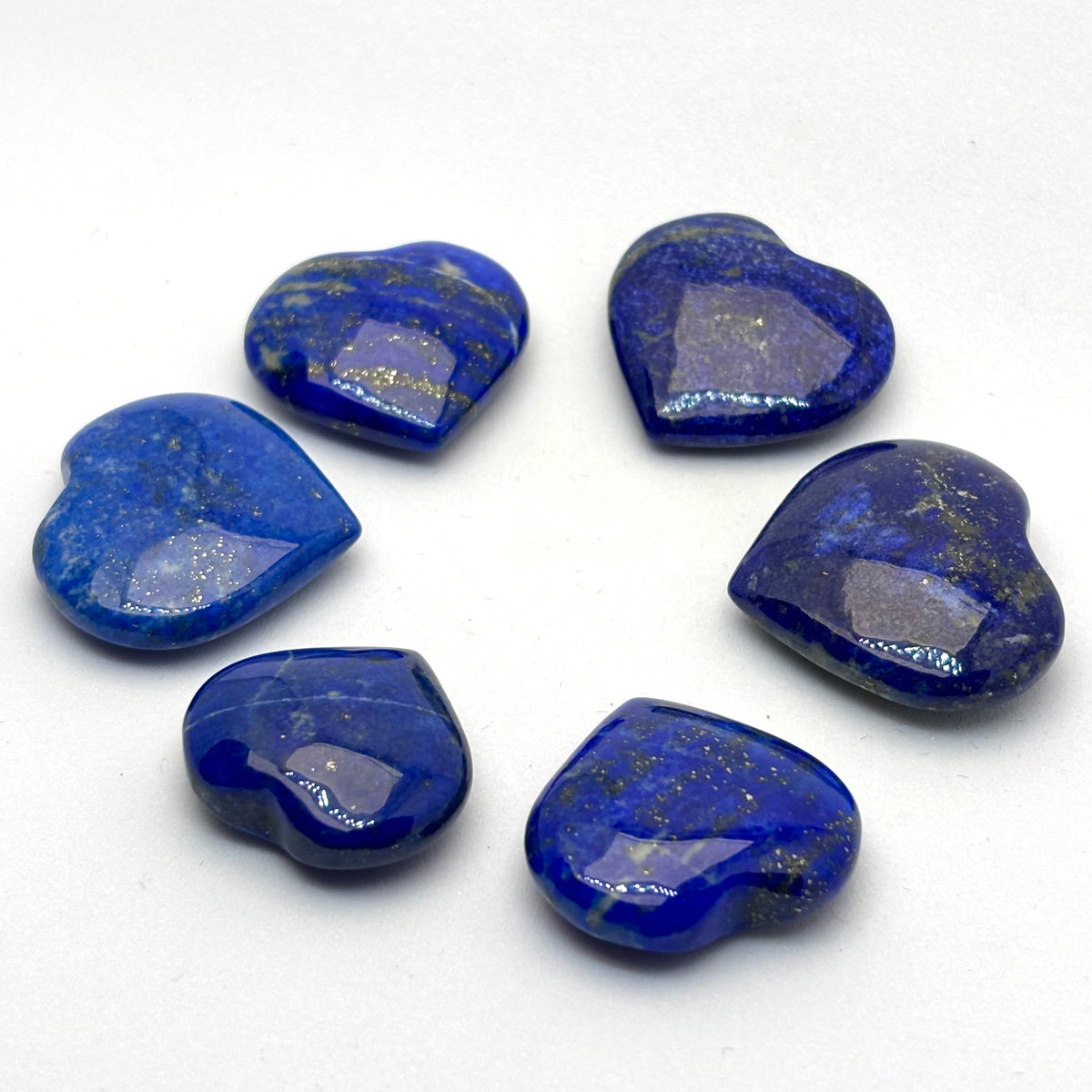 Lapis lazuli hjerte 2,5 cm top kvalitet Lapis lazuli hjerte 2,5 cm top kvalitet