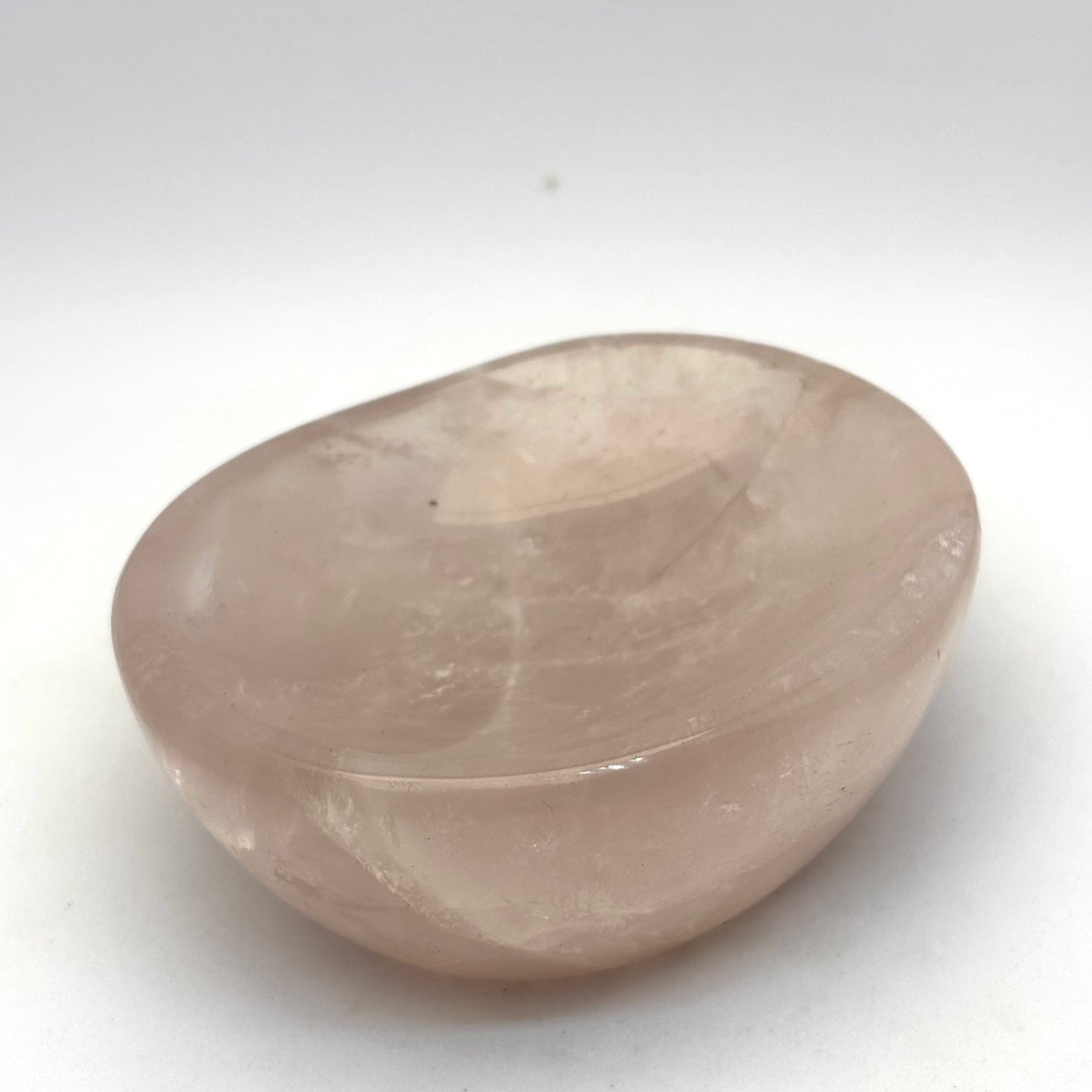 Oval rosakvarts skål 9 cm | nr. 3 Oval rosakvarts skål 9 cm | nr. 3