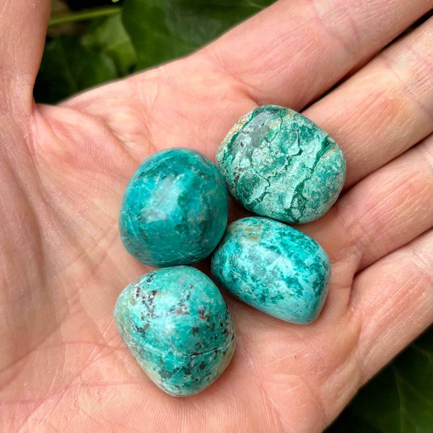 Chrysocolla - lommesten Chrysocolla - lommesten