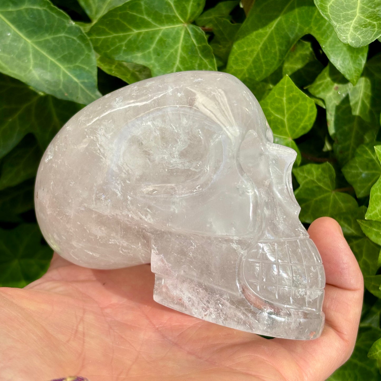 Krystal kranie | håndskåret | Himalaya Bjergkrystal | 10,8 cm Krystal kranie | håndskåret | Himalaya Bjergkrystal | 10,8 cm