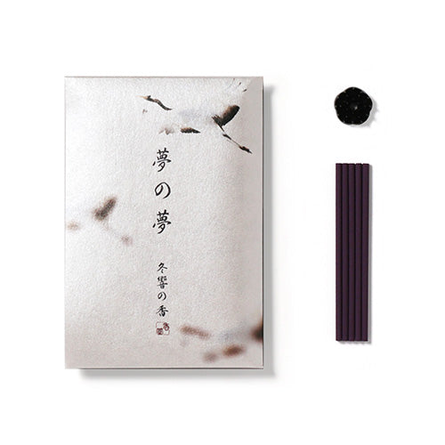 YUME-NO-YUME - Winter - Whooping Crane 12 sticks - japansk røgelse YUME-NO-YUME - Winter - Whooping Crane 12 sticks - japansk røgelse