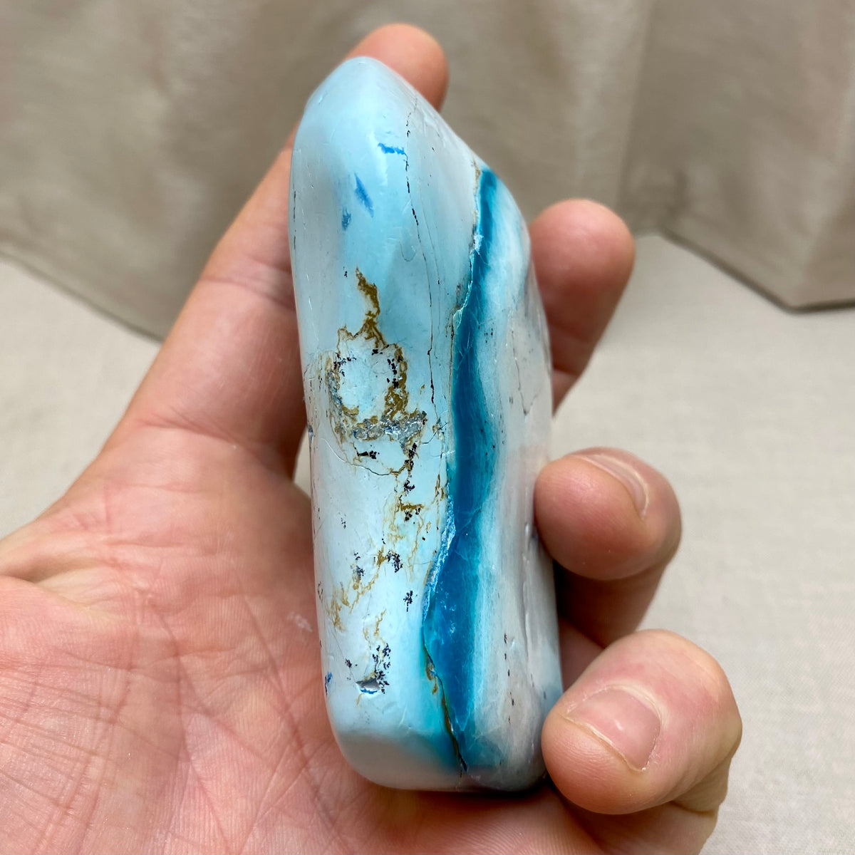 Aqua-chrysocolla - 10 cm Aqua-chrysocolla - 10 cm