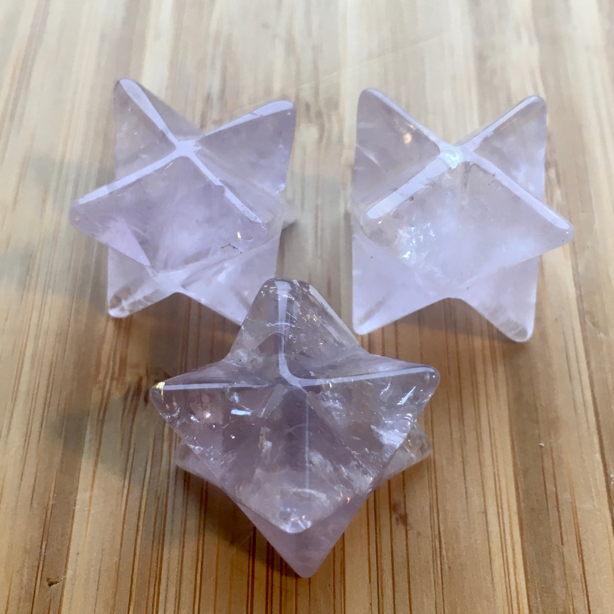 Merkaba - lys ametyst 2,5 cm Merkaba - lys ametyst 2,5 cm