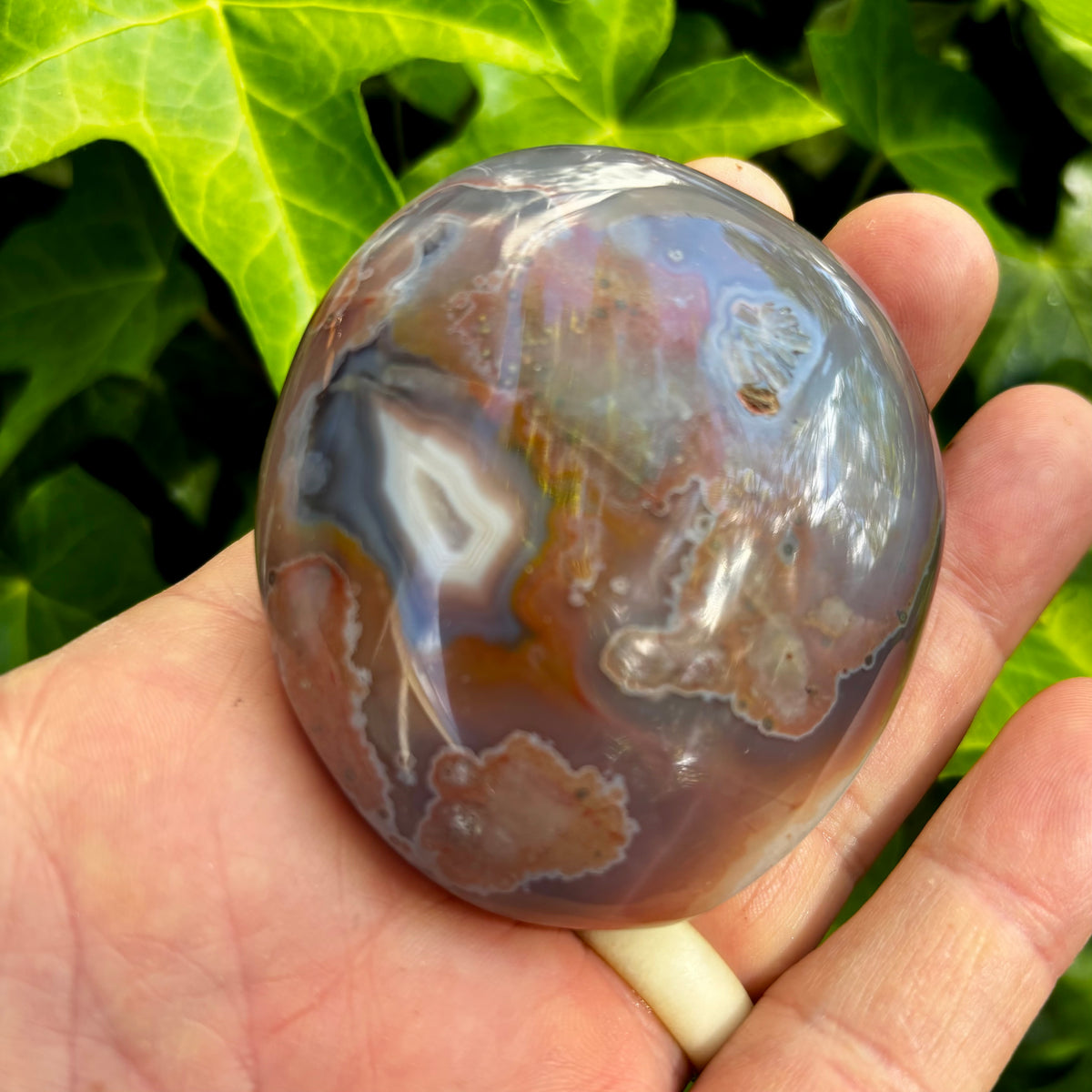 Sashe Agat palmstone 7 cm Sashe Agat palmstone 7 cm
