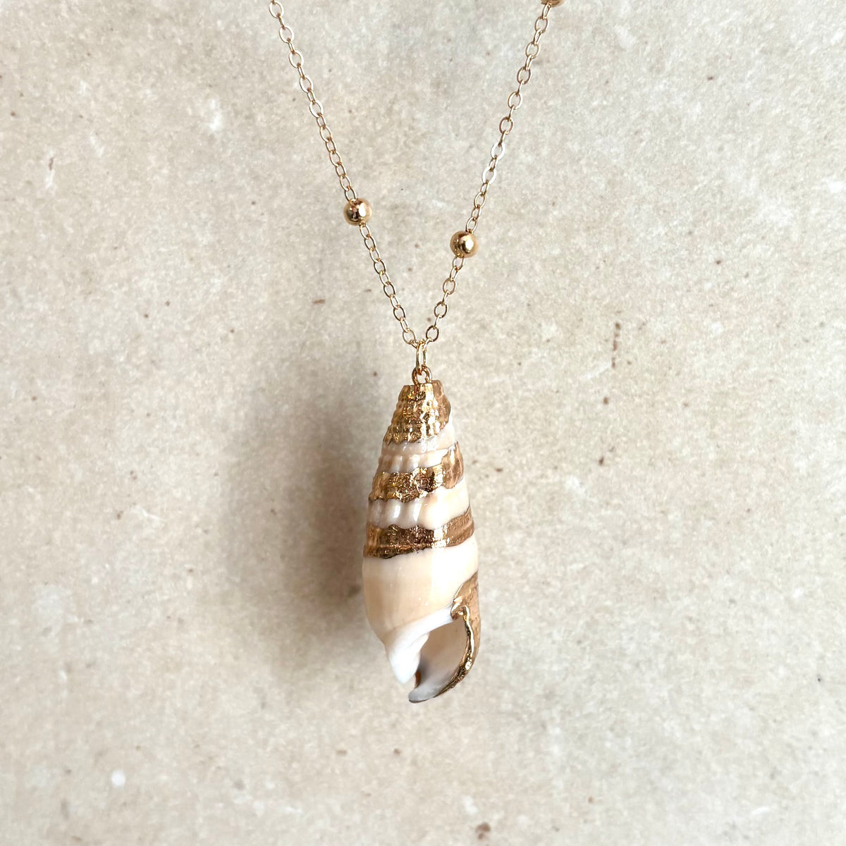 Konkylie halskæde - Cerithium II Konkylie halskæde - Cerithium II