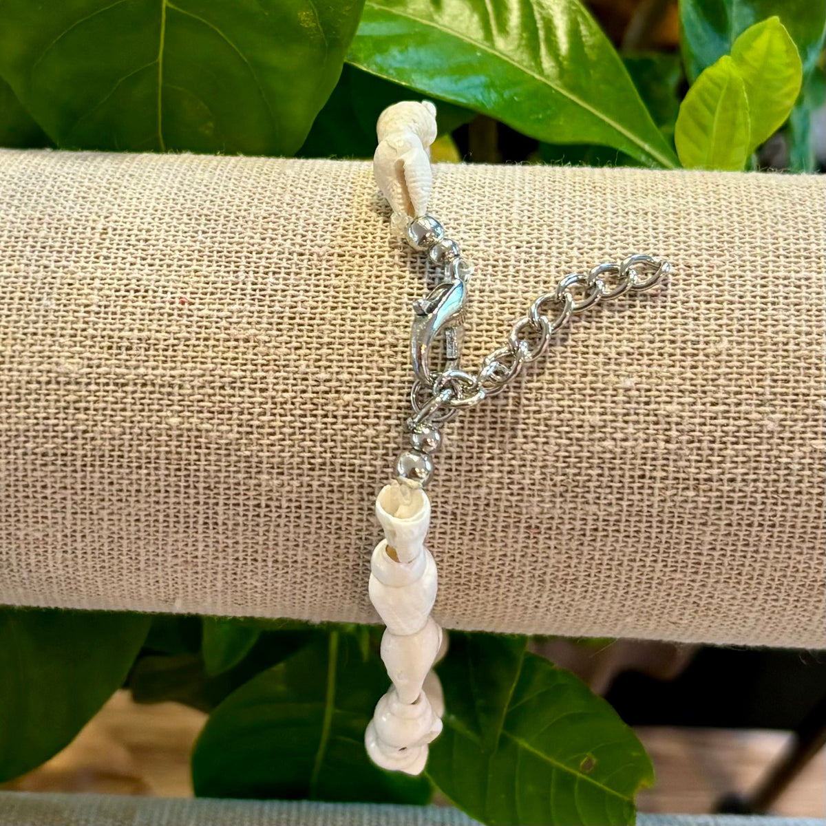 Armbånd af hvide konkyler Armbånd af hvide konkyler