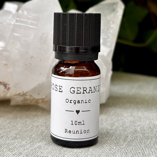 Billede af Geranium + Rose Æterisk Olie | økologisk | 10 ml