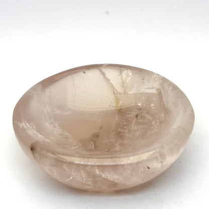Oval rosakvarts skål 8 cm | nr. 5