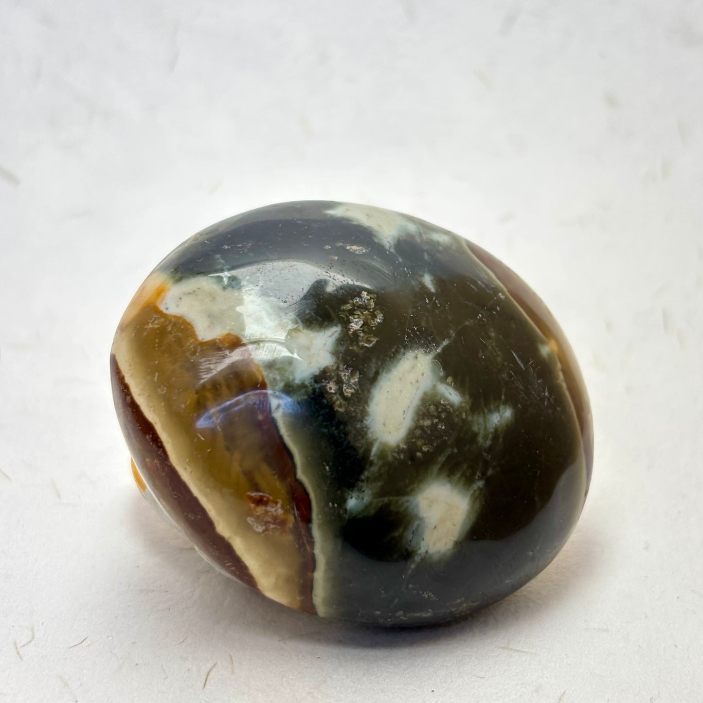 NW. M. Polychrome jaspis palmstone - 5 cm | nr. 20 NW. M. Polychrome jaspis palmstone - 5 cm | nr. 20