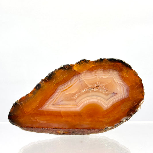 Billede af Karneol agat skive 8,5 cm | nr. 8