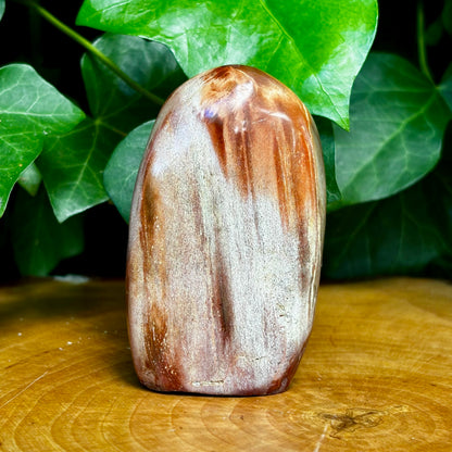 Forstenet træ skulptur 8,5 cm