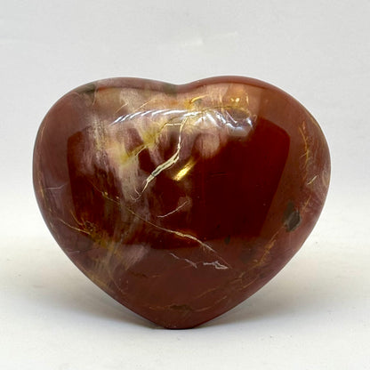 Forstenet træ hjerte 8,5 cm