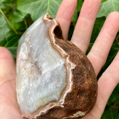 Agat geode, poleret 13 cm