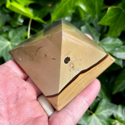 Polychrome Jaspis pyramide 7 x 5 cm