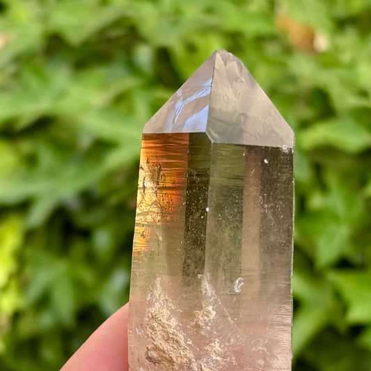 Billede af Skardu Røgkvarts naturlig 8,5 cm | rainbow reflektion