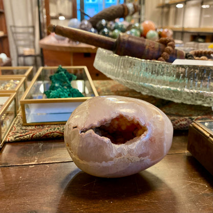 Agat geode, poleret