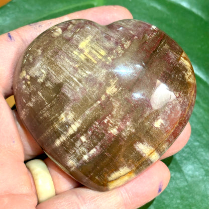 Forstenet træ hjerte 8 cm