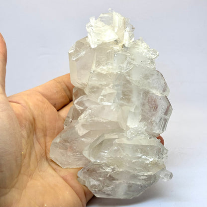 Faden bjergkrystal klynge 14 cm