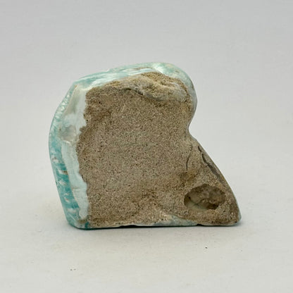 Blå aragonit form - 4,5 cm