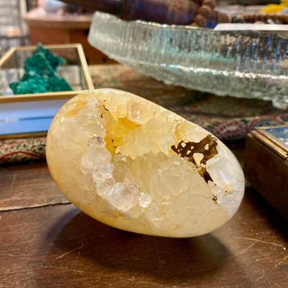 Agat geode, poleret