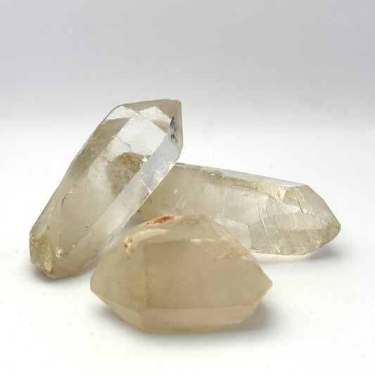 Billede af 3 x naturlig Bjergkrystal 4 - 7,5 cm | nr. 6