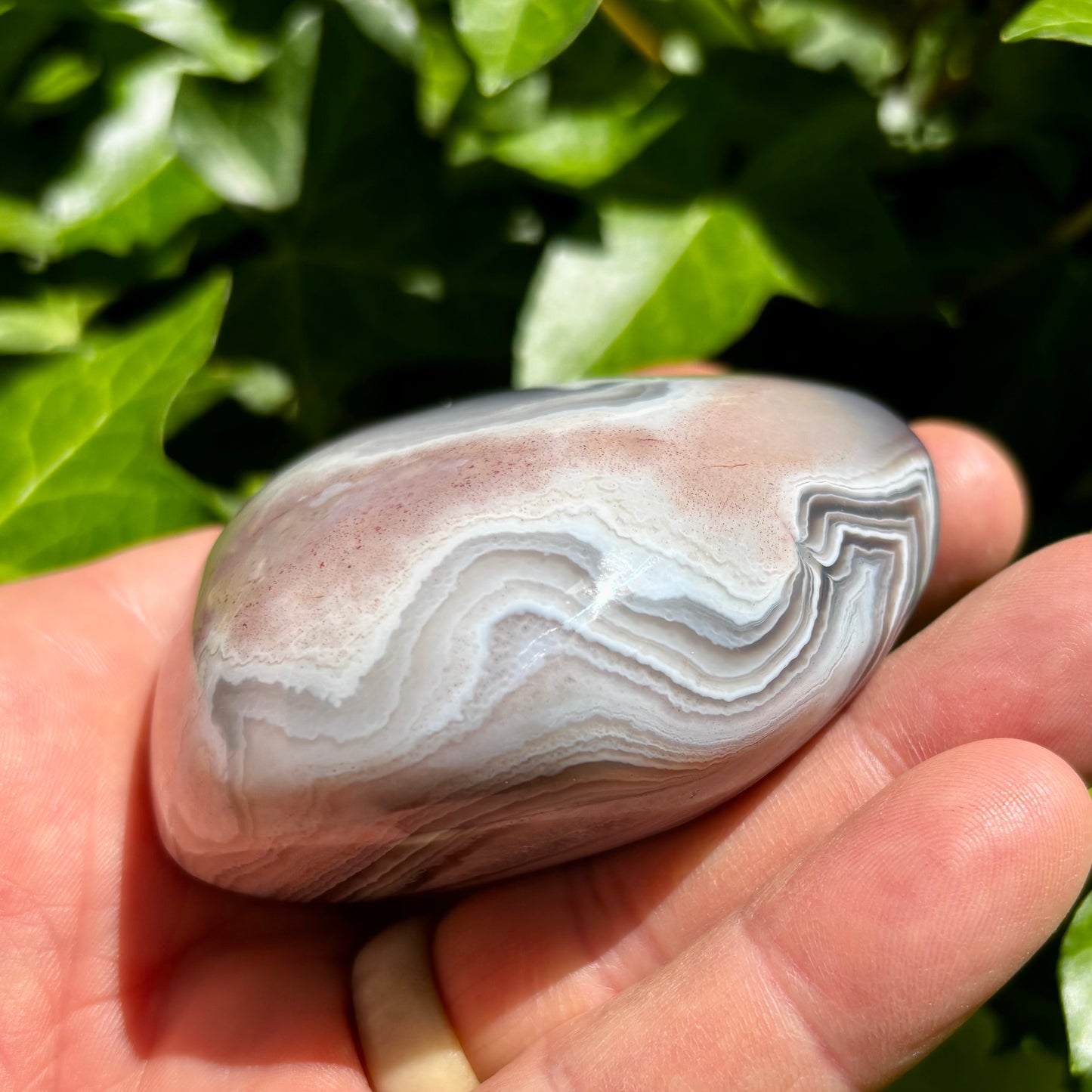 Sashe Agat palmstone 7 cm Sashe Agat palmstone 7 cm