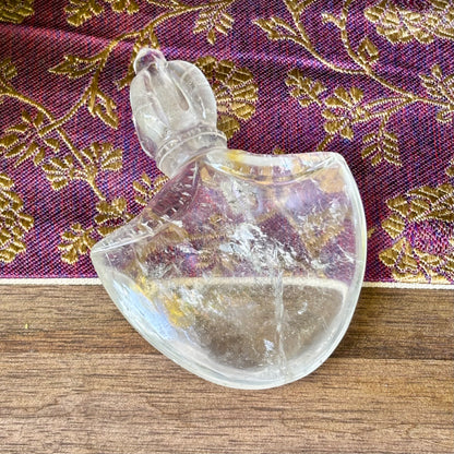 Kartika Vajra Dorje | håndskåret | Himalaya Bjergkrystal | 8,8 cm