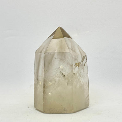 Bjergkrystal/ røgkvarts spids 7 cm