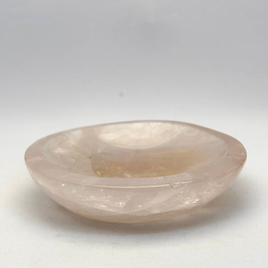 Billede af Oval rosakvarts skål 8,5 cm | nr. 4