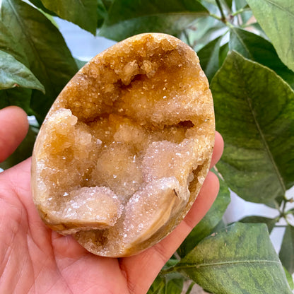 Agat geode, poleret