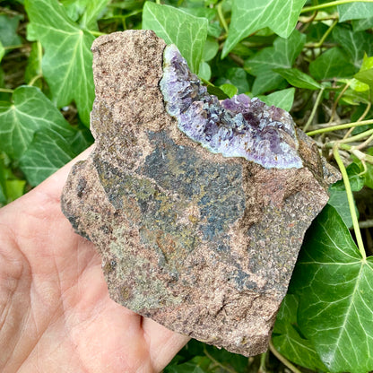 Naturlig ametyst kvarts fra Zululand SA