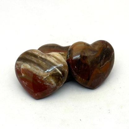 Forstenet træ hjerte 4 cm