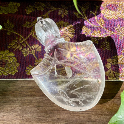 Kartika Vajra Dorje | håndskåret Himalaya Bjergkrystal | 9,8 cm