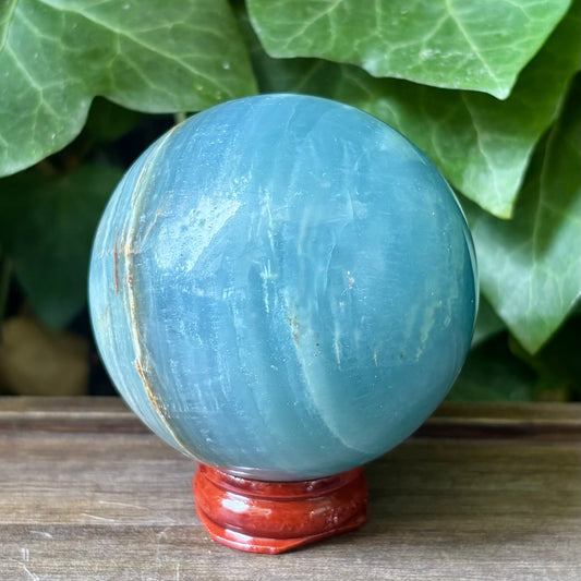 Billede af Blue onyx kugle - 6 cm | nr. 6