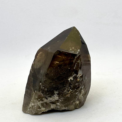 Røgkvarts lemurian spids naturlig 7 cm