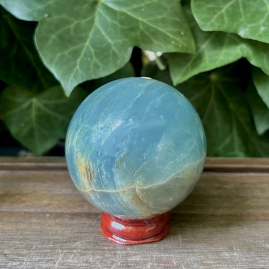 Billede af Blue onyx kugle - 5,5 cm | nr. 2