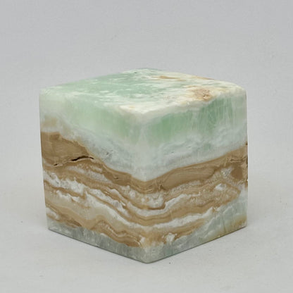 Caribisk Calcit kube - 5 cm