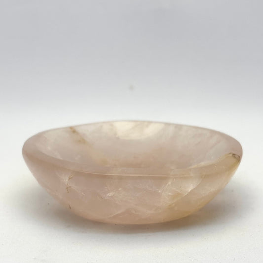 Billede af Oval rosakvarts skål 7,5 cm | nr. 6