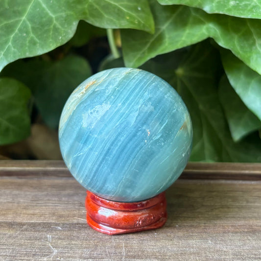 Billede af Blue onyx kugle - 4,5 cm | nr. 3