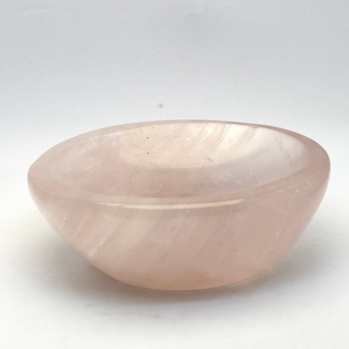 Oval rosakvarts skål 9 cm | nr. 1 Oval rosakvarts skål 9 cm | nr. 1