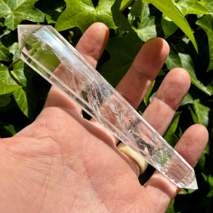 12 facet Vogel bjergkrystal 16,3 cm