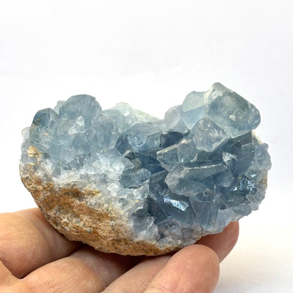 Celestit klynge 8 cm