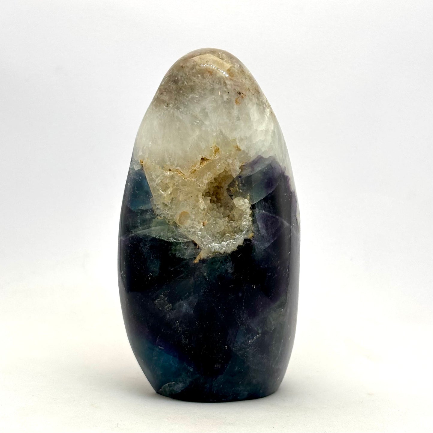 Vandmelon fluorit skulptur 10 cm | nr. 5 Vandmelon fluorit skulptur 10 cm | nr. 5