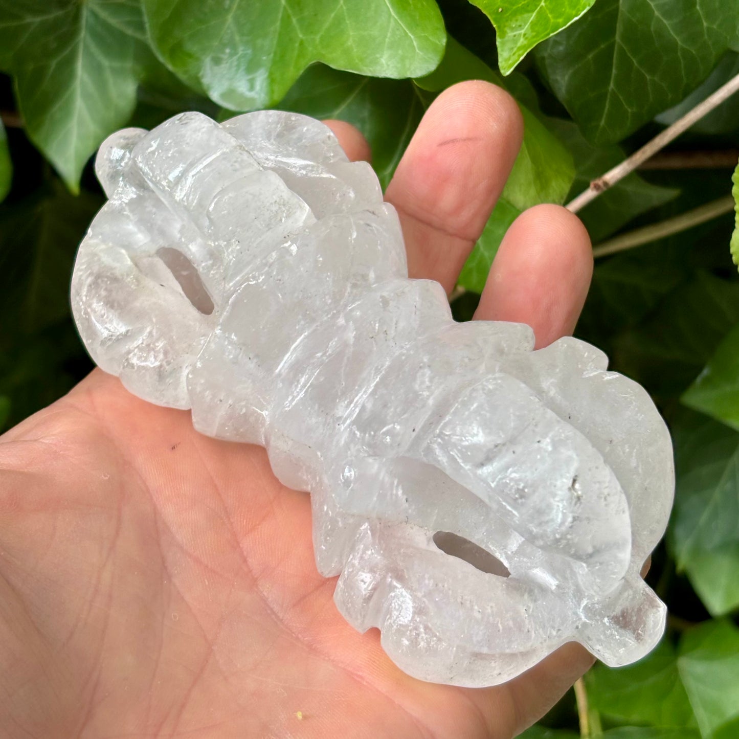Vajra Dorje | håndskåret | Himalaya Bjergkrystal | 12,8 cm Vajra Dorje | håndskåret | Himalaya Bjergkrystal | 12,8 cm