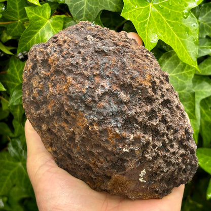 Agat og bjergkrystal geode, poleret 15,5 cm