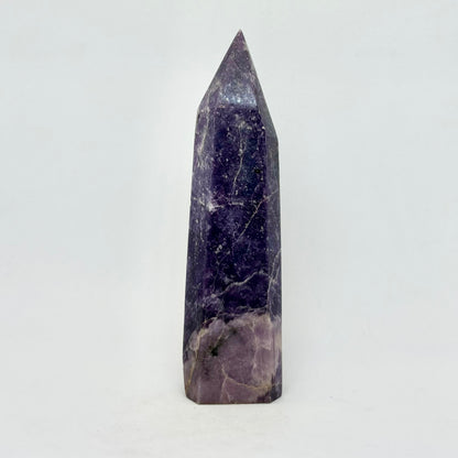 Lepidolit spids 13 cm - magisk