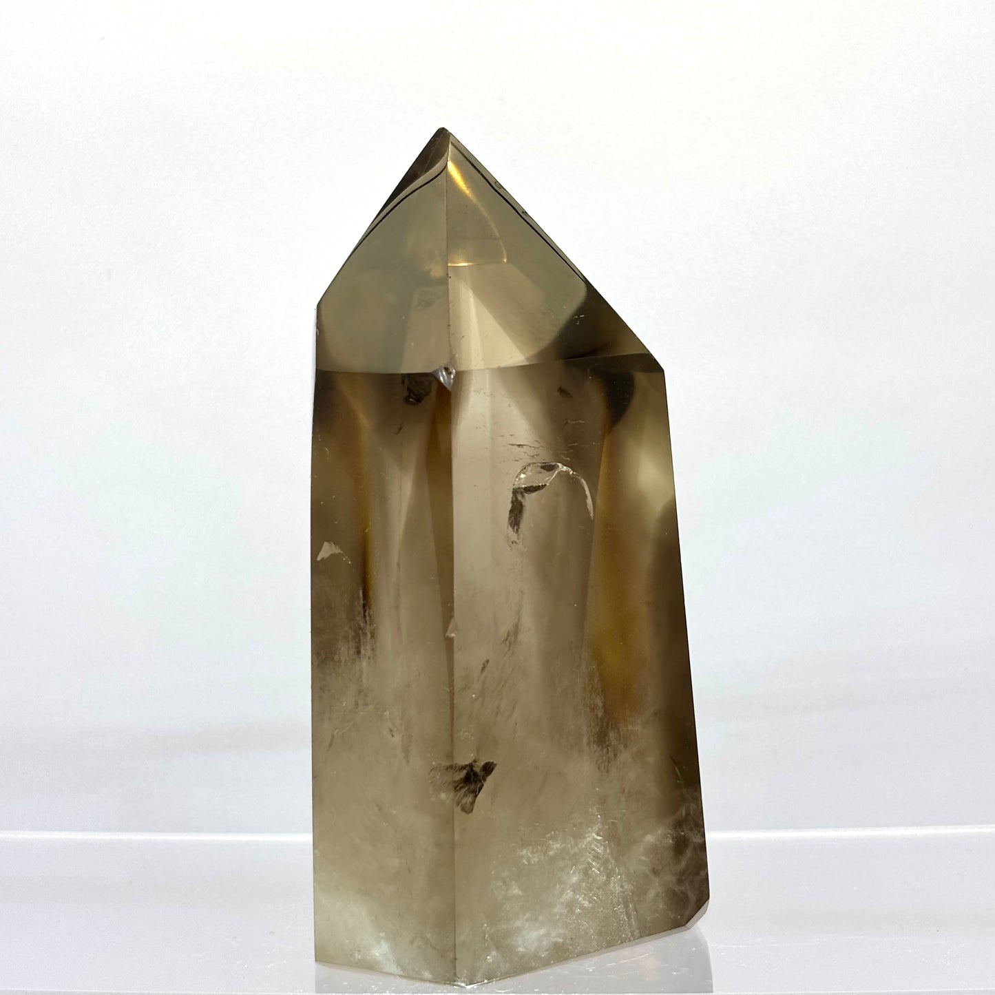 Røgkvarts poleret spids 9,8 cm | nr. 1 Røgkvarts poleret spids 9,8 cm | nr. 1
