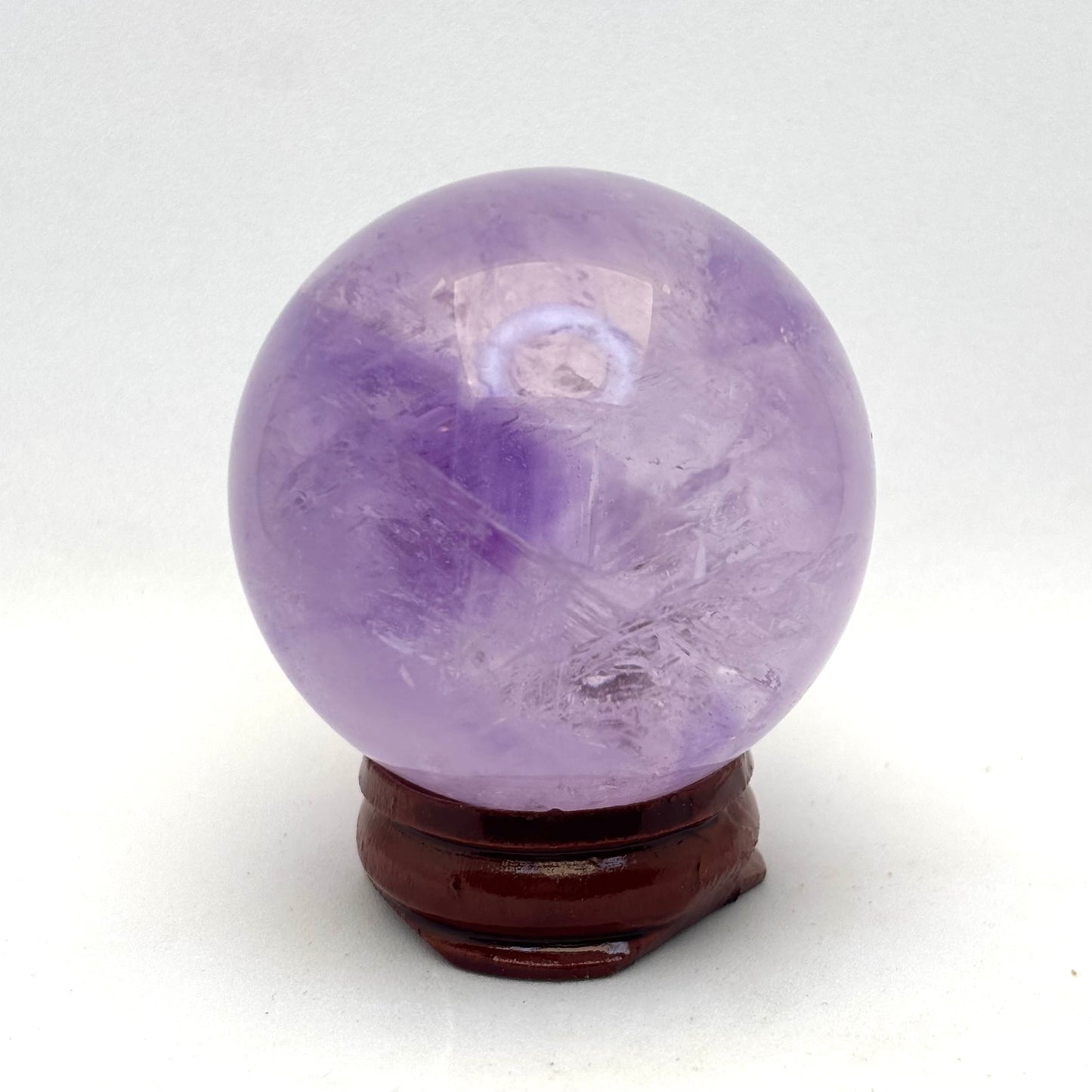 Ametyst kugle, klar og lys - 4,5 cm | nr. 1 Ametyst kugle, klar og lys - 4,5 cm | nr. 1