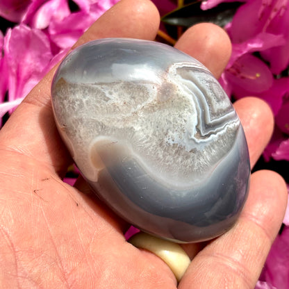 Sashe Agat palmstone 7,5 cm