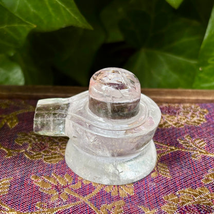 Shiva Linga | håndskåret | Himalaya Bjergkrystal | 3,5 cm